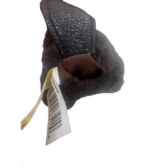 Folkmanis Mini Beaver Finger Puppet Brown Plush Stuffed Animal 2561 7" Preowned - Picture 12 of 13